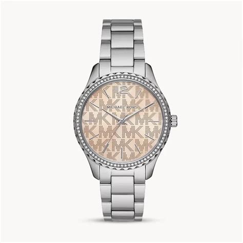 michael kors layton watch band size|Oversized Layton Silver.